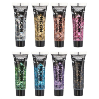 Holografiskt Chunky Glitter Gel