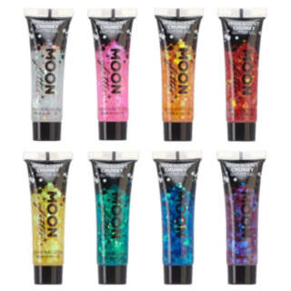 Iriserande Chunky Glitter Gel