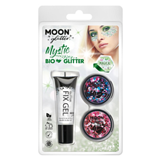 Bio Chunky Glitter Makeupset Rosa/Blå