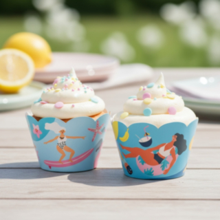 Sommar Cupcake Wrappers