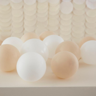 Mosaik Ballong Mix Beige/Vit