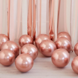 Mosaik Ballongmix Krom Roséguld