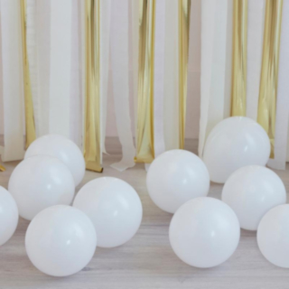 Mosaik Ballongmix Vit
