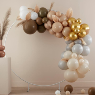 Ballongbåge Brun/Guld