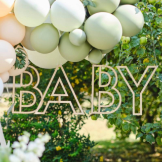 Baby Trä Banner