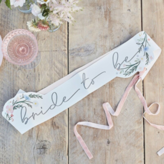 Bride To Be Boho Ordensband