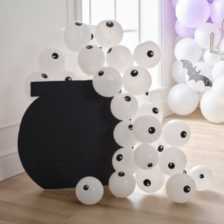 Halloweenögon Ballonger
