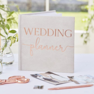 Wedding Planner Bok Grå