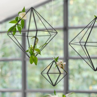 Diamant Takdekoration Svart