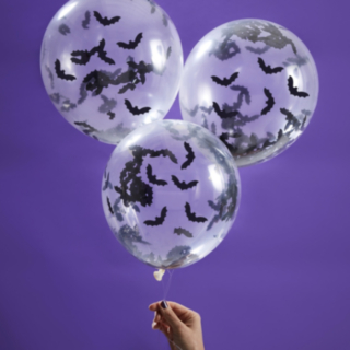 Fladdermus Konfetti Ballonger