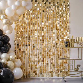 Backdrop Champagne/Guld