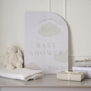 Dream Baby Babyshower Välkomstskylt