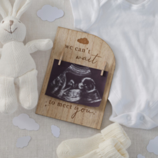 Dream Baby Graviditet Announcement Träskylt