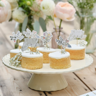 Floral Team Bride Cupcaketoppers