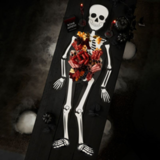 Halloween Skelett Buffé Set