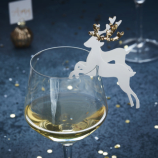 Gold Christmas Glasdekoration