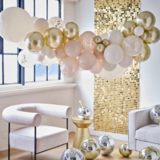 Ballongbåge Guld/Neutral