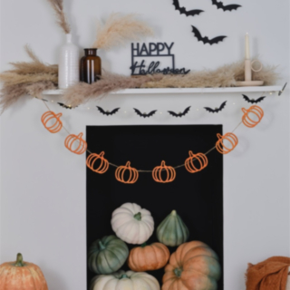 Pumpa Trä Girlang