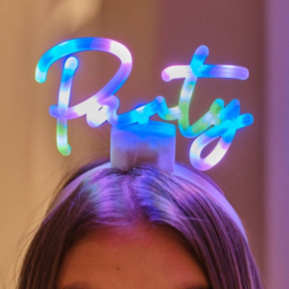Party Regnbåge LED Hårband