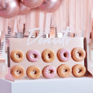 Donutvägg Roséguld