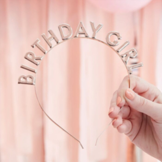 Birthday Girl Diadem Roséguld