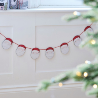 Jultomte Trä Girlang