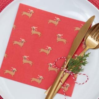Festlig Jultax Julservetter