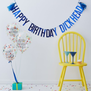 Happy Birthday Dickhead Partypaket