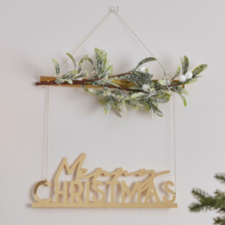 Merry Christmas Akryl Väggdekoration