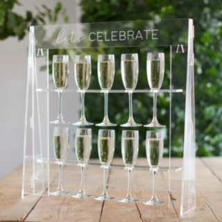 Let's Celebrate Akryl Champagnevägg