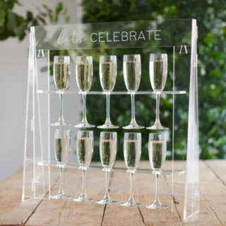 Let's Celebrate Akryl Champagnevägg