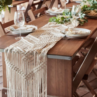 Macramé Bordslöpare