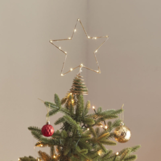 Julstjärna Med Ljus