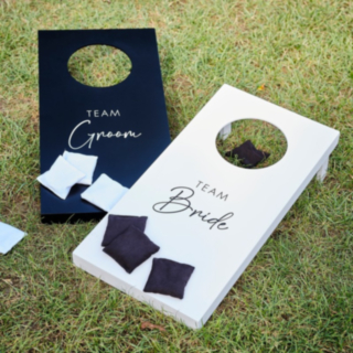 Bröllop Cornhole Spel