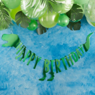 Dinosaurie Happy Birthday Girlang