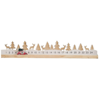 Återanvändbar Julkalender Vinterlandskap