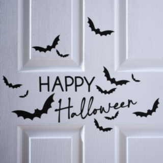 Fladdermöss Halloween Klistermärken