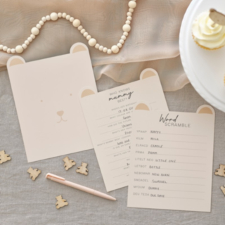 Teddybjörn Babyshower Spel