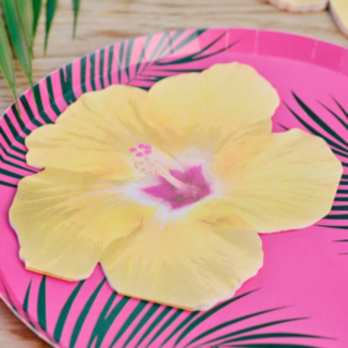 Hawaii Hibiskusblomma Servetter