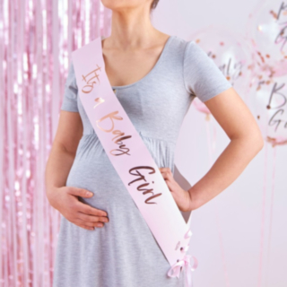 It's A Baby Girl Babyshower Ordensband