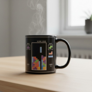 Tetris Retro Mugg