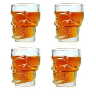 Dödskalle Shotglas Set