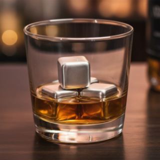 Återanvändbara Whiskystenar Stål