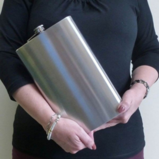 Gigantisk Fickplunta Silver
