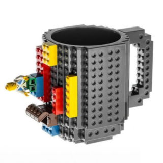 Byggklossar Mugg Grå