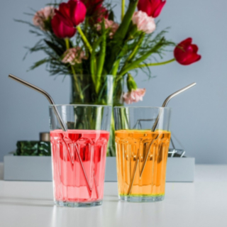 Rostfritt Stål Sugrör Set
