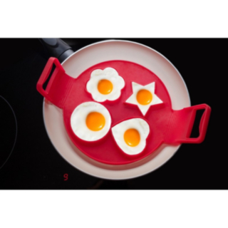 Silikon Ägg- & Pannkaksform 4 Figurer