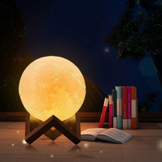 3D LED Månlampa