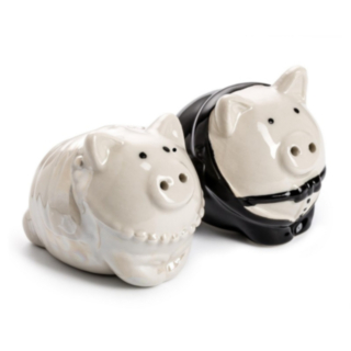 Gris Brudpar Salt- & Pepparkar