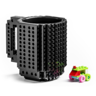 Byggklossar Mugg Svart